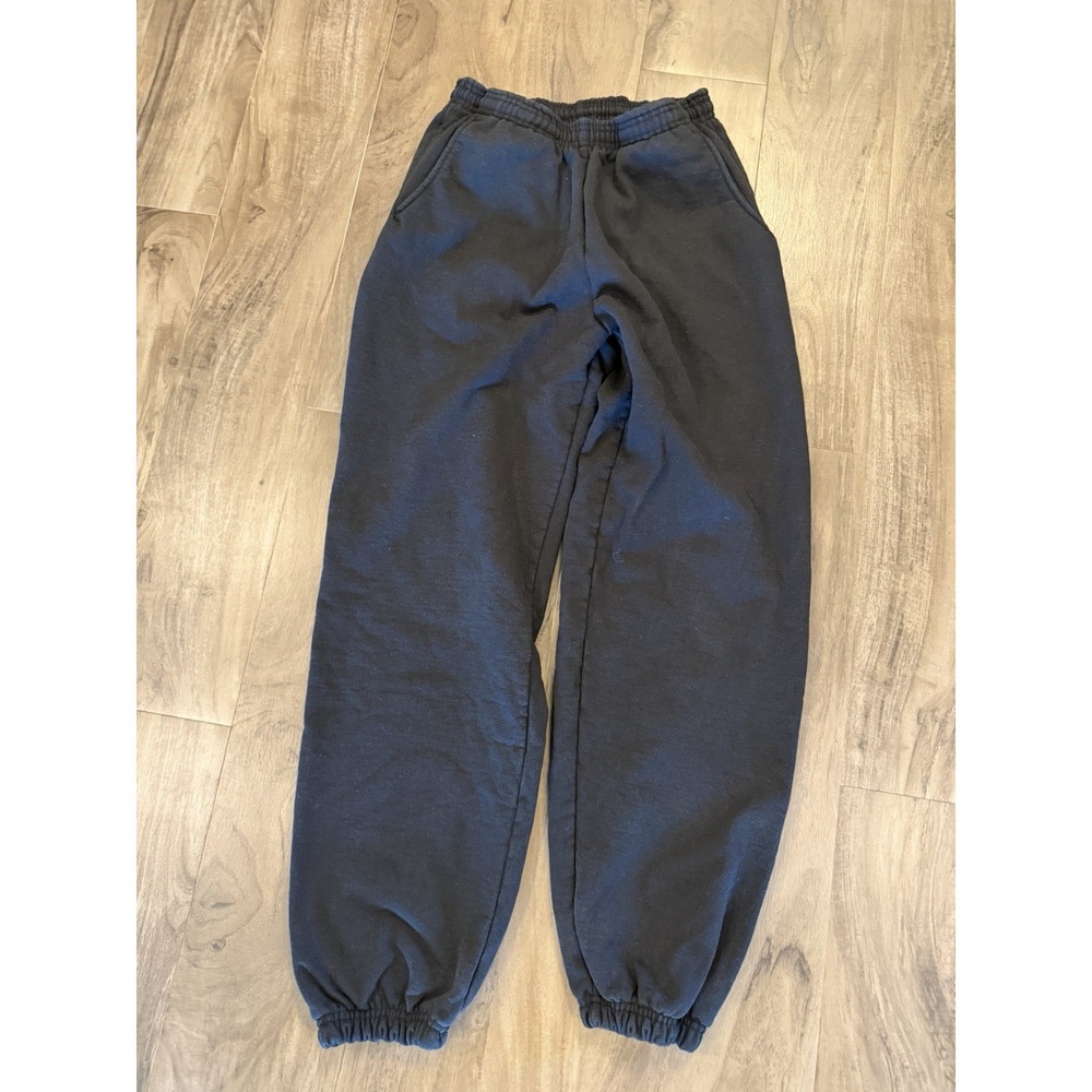 Los Angeles Apparel Sweatpants in Black Mens Size Small 14oz Heavy Fleece Cotton
